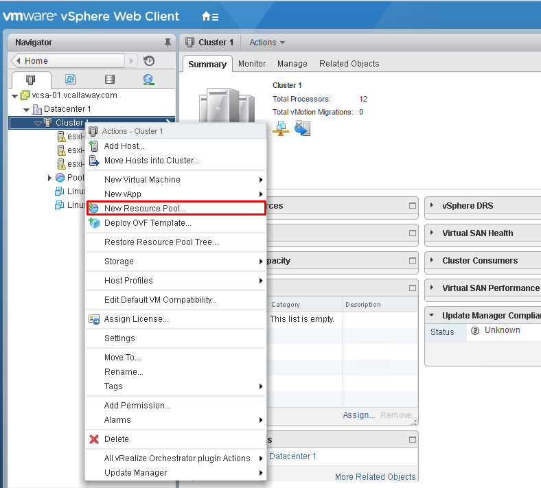 Objective 5.1 - Configure Advanced/Multi-level Resource Pools