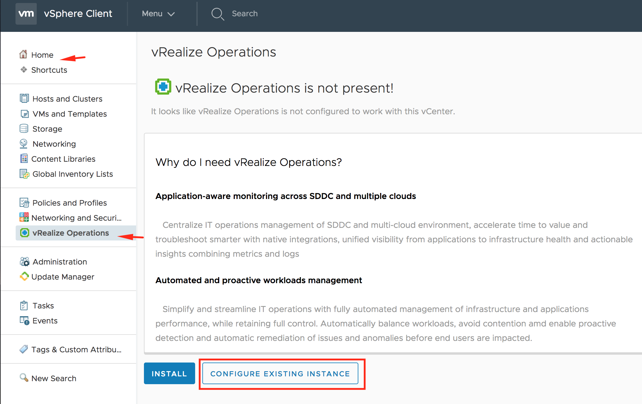 vmware vcenter operations manager foundation